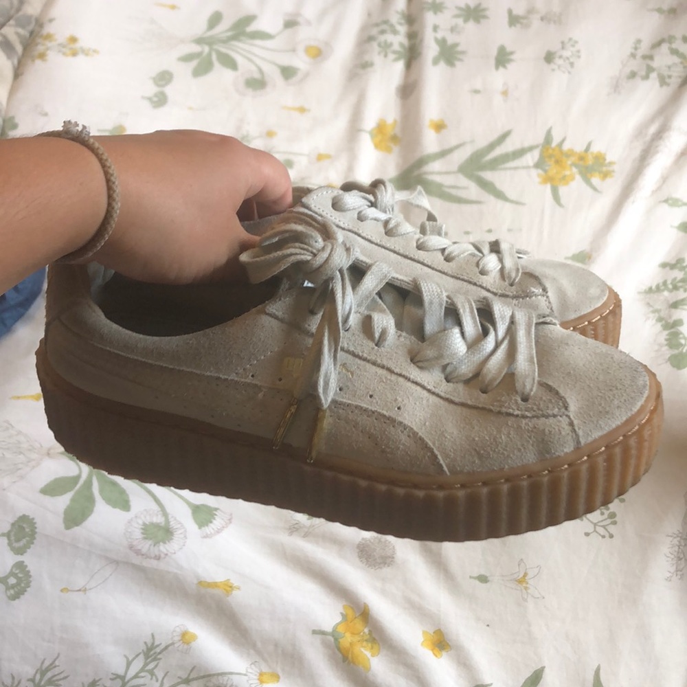 Fenty puma suede platform sneakers